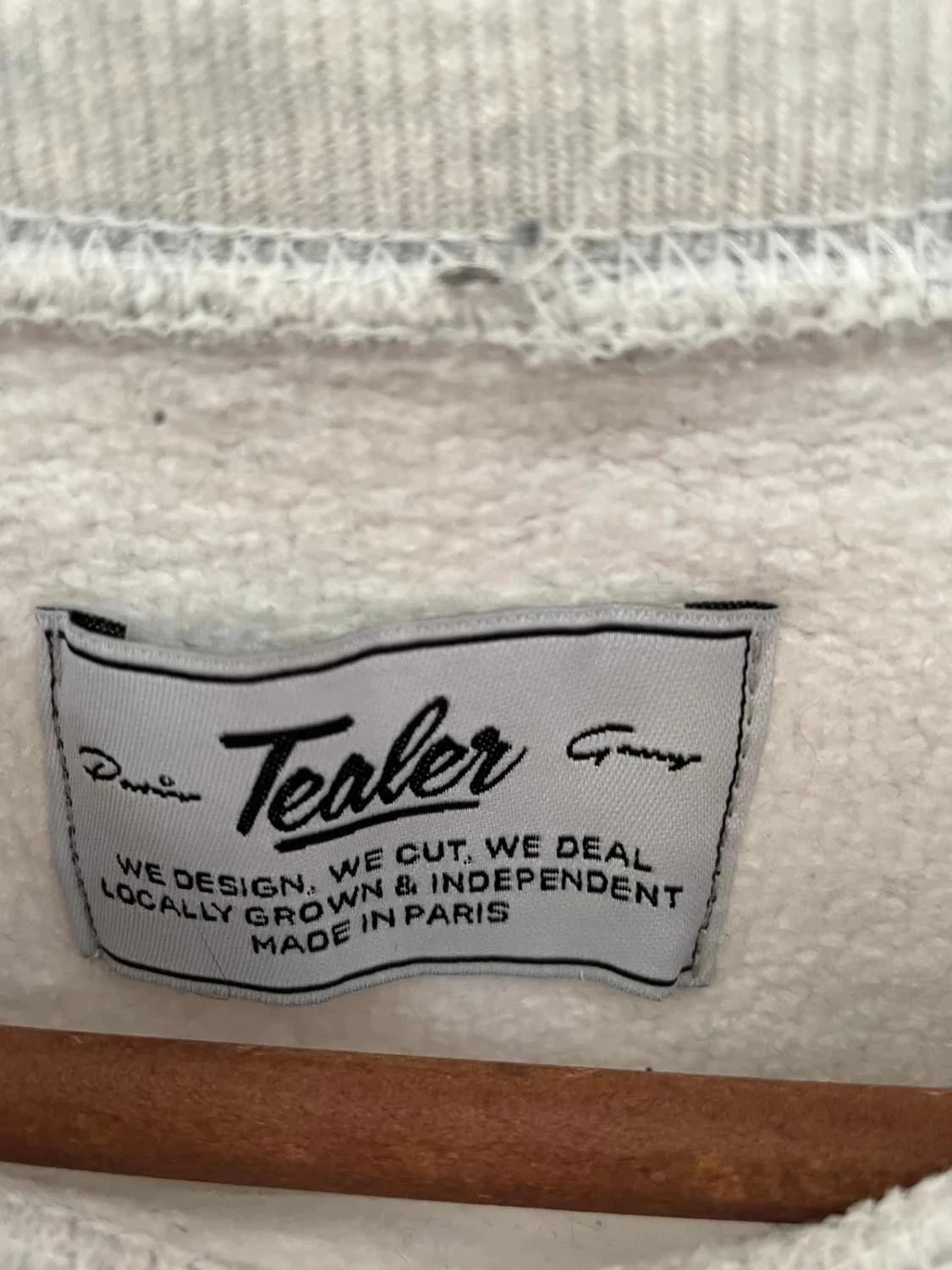 Sudadera Tealer gris estilo logo Friends hombre talla M – photo 3